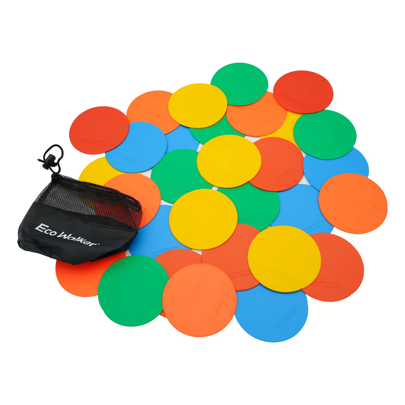 Eco Walker 4 Inch Mini Floor Spot Markers (30 Pack)