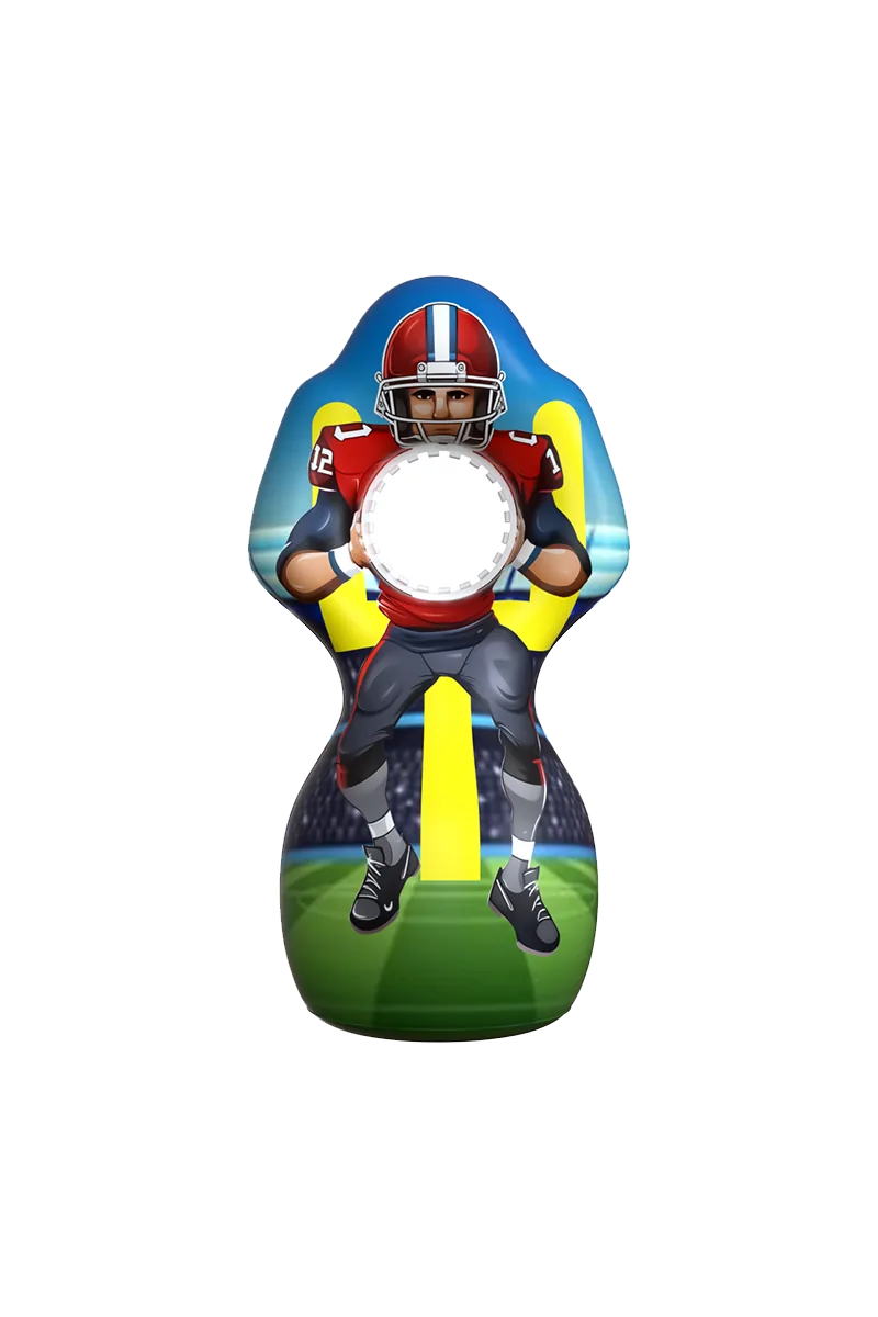 Inflatable American Football Throwing Target